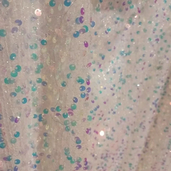 NWT women's ruffle, sequins dress